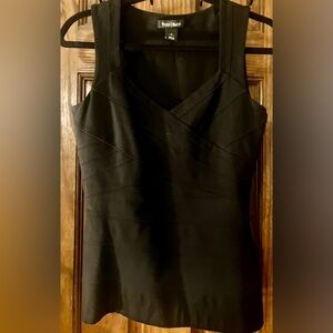 White House Black Market Elegant Black Strapless Top